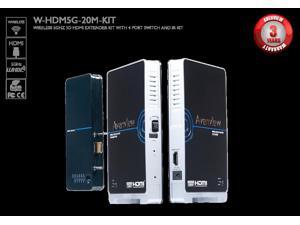 Avenview - W-HDM5G-20M-KIT - Wireless 5G 3D HDMI Transmitter/Receiver/4 Port Switch IR Set Avenview - W-HDM5G-20M-KIT - Wireless 5G 3D HDMI Transmitter/Receiver/4 Port Switch IR Set