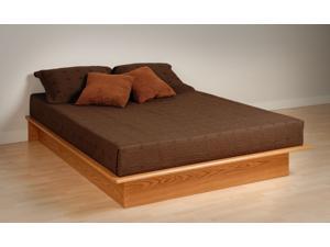 Prepac OBQ-6080-K Queen Platform Bed - Oak Prepac OBQ-6080-K Queen Platform Bed - Oak