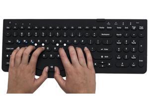 Falcon Bluetooth Keyboard with Thumb Mouse - KB1311BT, Black Falcon Bluetooth Keyboard with Thumb Mouse - KB1311BT, Black
