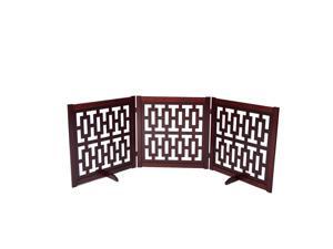 Primetime Petz Contemporary Designer 35" Pet Gate, Walnut Primetime Petz Contemporary Designer 35" Pet Gate, Walnut