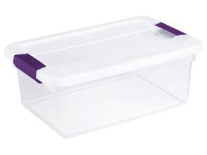Sterilite 17531712 15 Quart/14 Liter ClearView Latch Box, Clear with Sweet Plum Latches, 12-Pack Sterilite 17531712 15 Quart/14 Liter ClearView Latch Box, Clear with Sweet Plum Latches, 12-Pack
