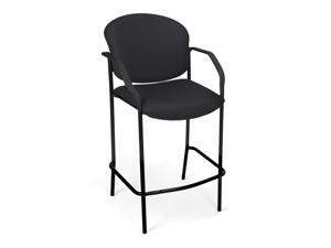 Model# 404C-805; Brand: OFM; Contoured black plastic arms; Sturdy, round black steel tube frame; Color: Black; Product UPC: 845123014479 Model# 404C-805; Brand: OFM; Contoured black plastic arms; Sturdy, round black steel tube frame; Color: Black; Product UPC: 845123014479