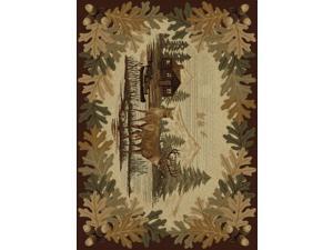 Tayse Rugs Nature 6670 Brown 7 ft. 10 in. x 10 ft. 3 in. Lodge Area Rug Tayse Rugs Nature 6670 Brown 7 ft. 10 in. x 10 ft. 3 in. Lodge Area Rug