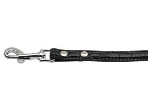 3/8" (10mm) Faux Croc Two Tier Collars Black 1/2" Leash 3/8" (10mm) Faux Croc Two Tier Collars Black 1/2" Leash