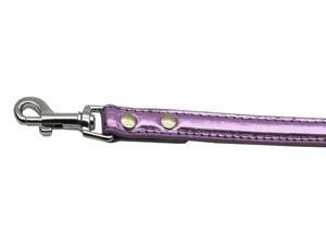3/8" (10mm) Metallic Two Tier Collar Purple 1/2" Leash 3/8" (10mm) Metallic Two Tier Collar Purple 1/2" Leash