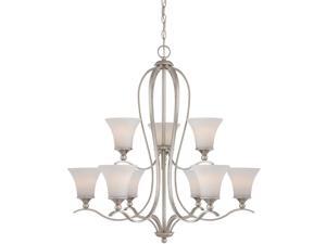 Quoizel 9 Light Sophia Chandelier in Brushed Nickel - SPH5009BN Quoizel 9 Light Sophia Chandelier in Brushed Nickel - SPH5009BN