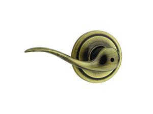 Kwikset Tustin Antique Brass Privacy Bed/Bath Lever Kwikset Tustin Antique Brass Privacy Bed/Bath Lever