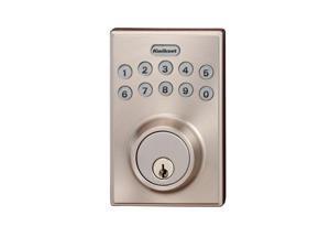 Kwikset Single Cylinder Satin Nickel Electronic Deadbolt Kwikset Single Cylinder Satin Nickel Electronic Deadbolt