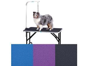 Master Equipment TP215-48-79 Groom Table w/48In Arm 48x24In - Purple Master Equipment TP215-48-79 Groom Table w/48In Arm 48x24In - Purple