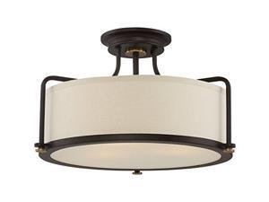 Quoizel Calvary QF1715WT Semi-Flush Mount Light Quoizel Calvary QF1715WT Semi-Flush Mount Light