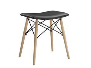 Walker Edison Retro Modern Faux Leather Stool Walker Edison Retro Modern Faux Leather Stool