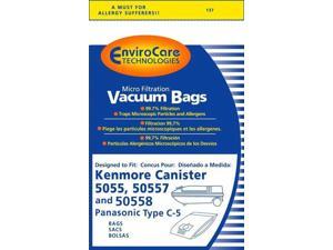 Kenmore Type C 5055, 50557 and 50558 Canister Vacuum Cleaner Bags (9pk) By EnviroCare Kenmore Type C 5055, 50557 and 50558 Canister Vacuum Cleaner Bags (9pk) By EnviroCare