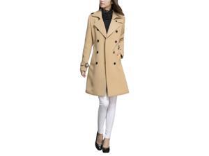 Shefetch Women's Latest 2015 Autumn Stylish Warm Womens Outerwear Outerwear Khaki L Shefetch Women's Latest 2015 Autumn Stylish Warm Womens Outerwear Outerwear Khaki L