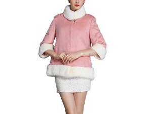 Shefetch Women's Stylish New 2 Colors 5 Sizes 2015 Womens Outerwear Outerwear Pink XL Shefetch Women's Stylish New 2 Colors 5 Sizes 2015 Womens Outerwear Outerwear Pink XL