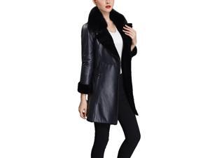 Shefetch Women's Latest 2015 Autumn 2 Colors Womens Outerwear Outerwear Black 2XL Shefetch Women's Latest 2015 Autumn 2 Colors Womens Outerwear Outerwear Black 2XL