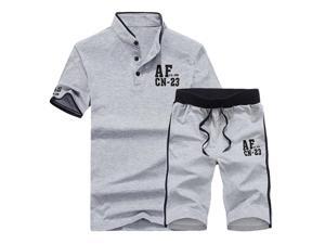 Shefetch Men's 2015 Autumn Mens Activewear 6 Sizes Lycra Grey XL /US M chest:37.8" Shefetch Men's 2015 Autumn Mens Activewear 6 Sizes Lycra Grey XL /US M chest:37.8"
