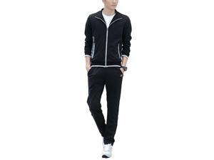 Shefetch Men's 2015 Autumn Mens Activewear 5 Sizes 3 Colors Black XL Shefetch Men's 2015 Autumn Mens Activewear 5 Sizes 3 Colors Black XL