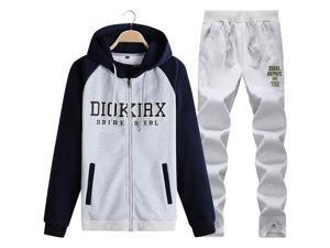 Shefetch Men's 2015 Autumn Mens Activewear 6 Sizes 4 Colors Gray 3XL Shefetch Men's 2015 Autumn Mens Activewear 6 Sizes 4 Colors Gray 3XL