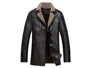 Shefetch Men's Vintage Fashion Autumn Lycra Mens Outerwear 4 Sizes Coffee 3XL Shefetch Men's Vintage Fashion Autumn Lycra Mens Outerwear 4 Sizes Coffee 3XL