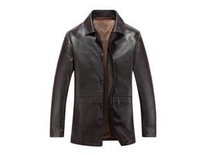 Shefetch Men's 2015 Autumn Slim Fit Lycra Mens Outerwear 5 Sizes Coffee M Shefetch Men's 2015 Autumn Slim Fit Lycra Mens Outerwear 5 Sizes Coffee M