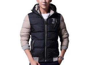 Shefetch Men's Fit Autumn Trendy 5 Colors 5 Sizes Lycra Mens Outerwear Black XL Shefetch Men's Fit Autumn Trendy 5 Colors 5 Sizes Lycra Mens Outerwear Black XL