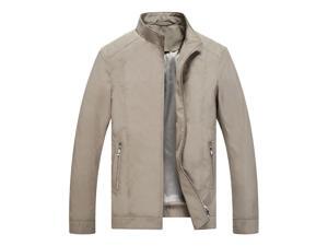 Shefetch Men's Fashion 2015 Autumn 5 Sizes 2 Colors Mens Outerwear Khaki XL Shefetch Men's Fashion 2015 Autumn 5 Sizes 2 Colors Mens Outerwear Khaki XL