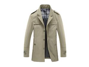 Shefetch Men's Lycra 2015 AutumnMens Outerwear 3 Colors Beige XL Shefetch Men's Lycra 2015 AutumnMens Outerwear 3 Colors Beige XL