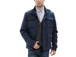 Shefetch Men's Lycra 2015 AutumnMens Outerwear Blue 2XL Shefetch Men's Lycra 2015 AutumnMens Outerwear Blue 2XL