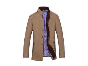 Shefetch Men's Stylish 2015 Autumn Casual Chic Lycra 2 Colors Mens Outerwear Khaki 8XL Shefetch Men's Stylish 2015 Autumn Casual Chic Lycra 2 Colors Mens Outerwear Khaki 8XL