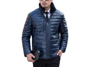 Shefetch Men's Fit Autumn Trendy 4 Colors 5 Sizes Lycra Mens Outerwear Dark Blue XL Shefetch Men's Fit Autumn Trendy 4 Colors 5 Sizes Lycra Mens Outerwear Dark Blue XL