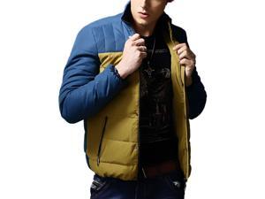 Shefetch Men's Autumn Lycra Fashion Casual Mens Outerwear 6 Sizes 4 Colors Blue 3XL Shefetch Men's Autumn Lycra Fashion Casual Mens Outerwear 6 Sizes 4 Colors Blue 3XL