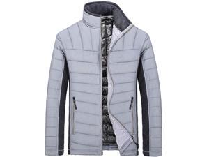 Shefetch Men's Casual Stylish Fashion 2015 Autumn 4 Colors Mens Outerwear Grey 3XL Shefetch Men's Casual Stylish Fashion 2015 Autumn 4 Colors Mens Outerwear Grey 3XL