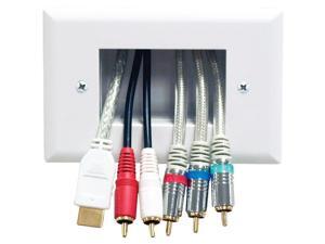 PEERLESS IBA4-W Peerless iba4-w in-wall plastic cable plate (without surge suppressor) PEERLESS IBA4-W Peerless iba4-w in-wall plastic cable plate (without surge suppressor)