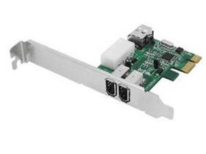 FIREWIRE ADAPTER - PLUG-IN CARD - PCI EXPRESS - IEEE 1394 FIREWIRE FIREWIRE ADAPTER - PLUG-IN CARD - PCI EXPRESS - IEEE 1394 FIREWIRE