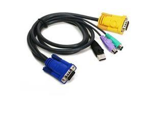 IOGear Ps 2 USB Kvm Cable 6' - G2L5302UP IOGear Ps 2 USB Kvm Cable 6' - G2L5302UP