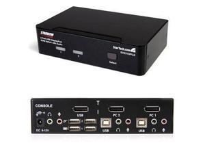 Startech 2 Port Displayport Kvm Switch - SV231DPUA Startech 2 Port Displayport Kvm Switch - SV231DPUA