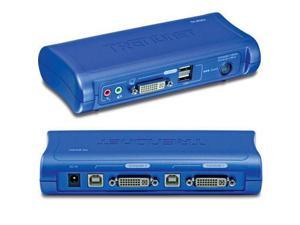 TRENDnet 2-port DVI USB Kvm Switch Kit - TK-204UK TRENDnet 2-port DVI USB Kvm Switch Kit - TK-204UK