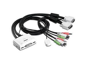 TRENDnet 2-port DVI USB Kvm Switch - TK-214i TRENDnet 2-port DVI USB Kvm Switch - TK-214i