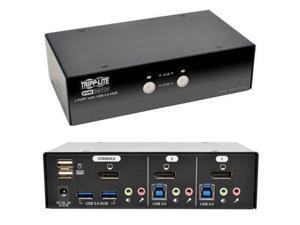 Tripp Lite 2 Port Dp Kvm Switch With Audio - B004-DPUA2-K Tripp Lite 2 Port Dp Kvm Switch With Audio - B004-DPUA2-K