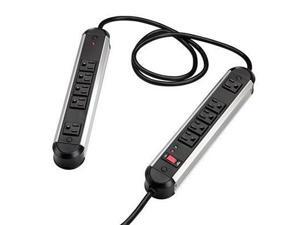 Fellowes 7 Outlet Metal Surge Strip 2pk - 99082 Fellowes 7 Outlet Metal Surge Strip 2pk - 99082