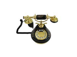 8809-HT Porcelain Phone BLACK - PORCELAIN-BLACK 8809-HT Porcelain Phone BLACK - PORCELAIN-BLACK