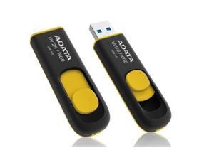 Adata Dashdrive Uv128 16Gb Usb 3.0 Flash Drive Auv128-16G-Rby (Black/Yellow) - AUV128-16G-RBY Adata Dashdrive Uv128 16Gb Usb 3.0 Flash Drive Auv128-16G-Rby (Black/Yellow) - AUV128-16G-RBY