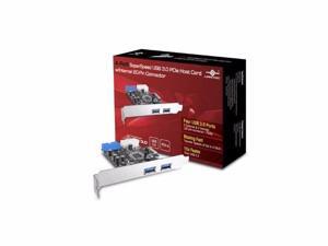 VANTEC 4-PORT USB 3.0 PCIE W/INTERNAL 20 - UGT-PC345 VANTEC 4-PORT USB 3.0 PCIE W/INTERNAL 20 - UGT-PC345