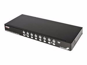 16 Port 1u Rackmount Usb Ps/2 Kvm Switch With Osd - Kvm Switch - 16 Ports - Desktop - SV1631DUSB 16 Port 1u Rackmount Usb Ps/2 Kvm Switch With Osd - Kvm Switch - 16 Ports - Desktop - SV1631DUSB