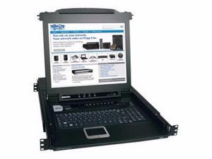 Tripp Lite Netdirector Console Kvm Switch With 17" Lcd - Kvm Switch - 8 Ports - Rack-mountable - B020-008-17 Tripp Lite Netdirector Console Kvm Switch With 17" Lcd - Kvm Switch - 8 Ports - Rack-mountable - B020-008-17