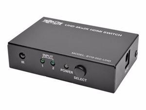 TRIPP LITE 2-PORT HDMI SWITCH FOR VIDEO & AUDIO 4K X 2K UHD 60 HZ W REMOTE - B119-002-UHD TRIPP LITE 2-PORT HDMI SWITCH FOR VIDEO & AUDIO 4K X 2K UHD 60 HZ W REMOTE - B119-002-UHD