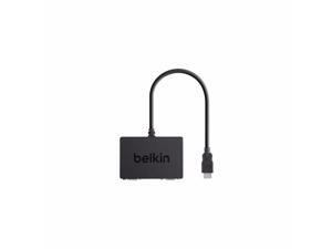 Belkin Dual View Hdmi to 2 Displayport Adapter Dongle Video Converter - F2CD062 Belkin Dual View Hdmi to 2 Displayport Adapter Dongle Video Converter - F2CD062
