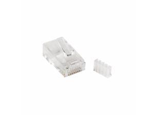 Startech Cat 6 Rj45 Modular Plug for Solid Wire - Network Connector - Clear - CRJ45C6SOL50 Startech Cat 6 Rj45 Modular Plug for Solid Wire - Network Connector - Clear - CRJ45C6SOL50
