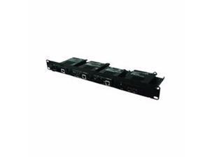 Transition 4-slot Media Converter Shelf - Rack Shelf - 1u - RMS19-SA4-01-B Transition 4-slot Media Converter Shelf - Rack Shelf - 1u - RMS19-SA4-01-B
