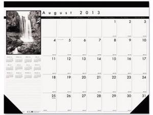 House of Doolittle Black-on-White Photo 100% Recycled Monthly Desk Pad Calendar - HOD1225 House of Doolittle Black-on-White Photo 100% Recycled Monthly Desk Pad Calendar - HOD1225